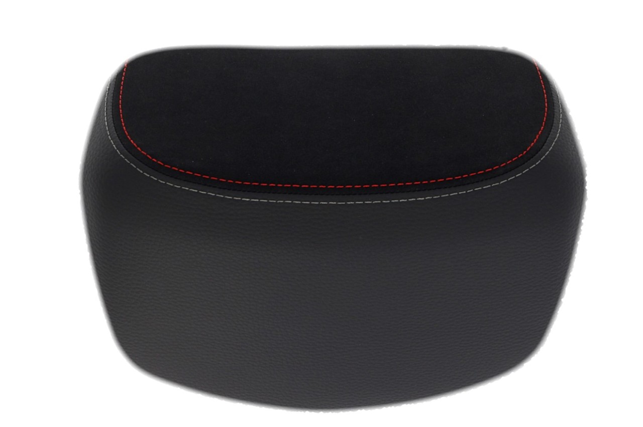Topkoffer, 37 l, bruin incl. rugkussen voor Piaggio MP3 500 Sport Advance HPE