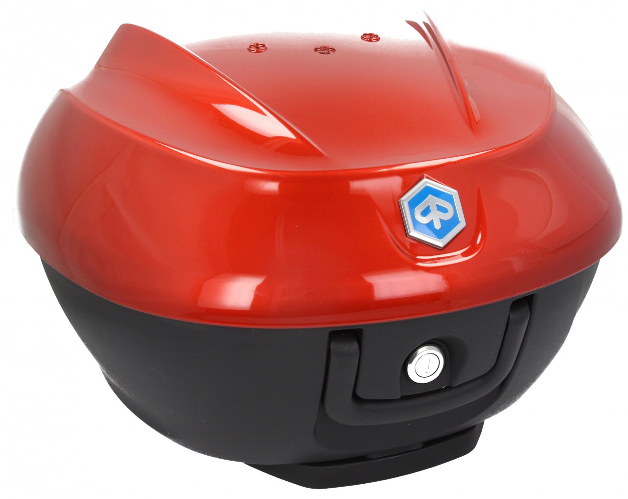 Topkofferset 36 l. oranje metallic A12 Origineel Piaggio voor Beverly HPE (incl. montageplaat)