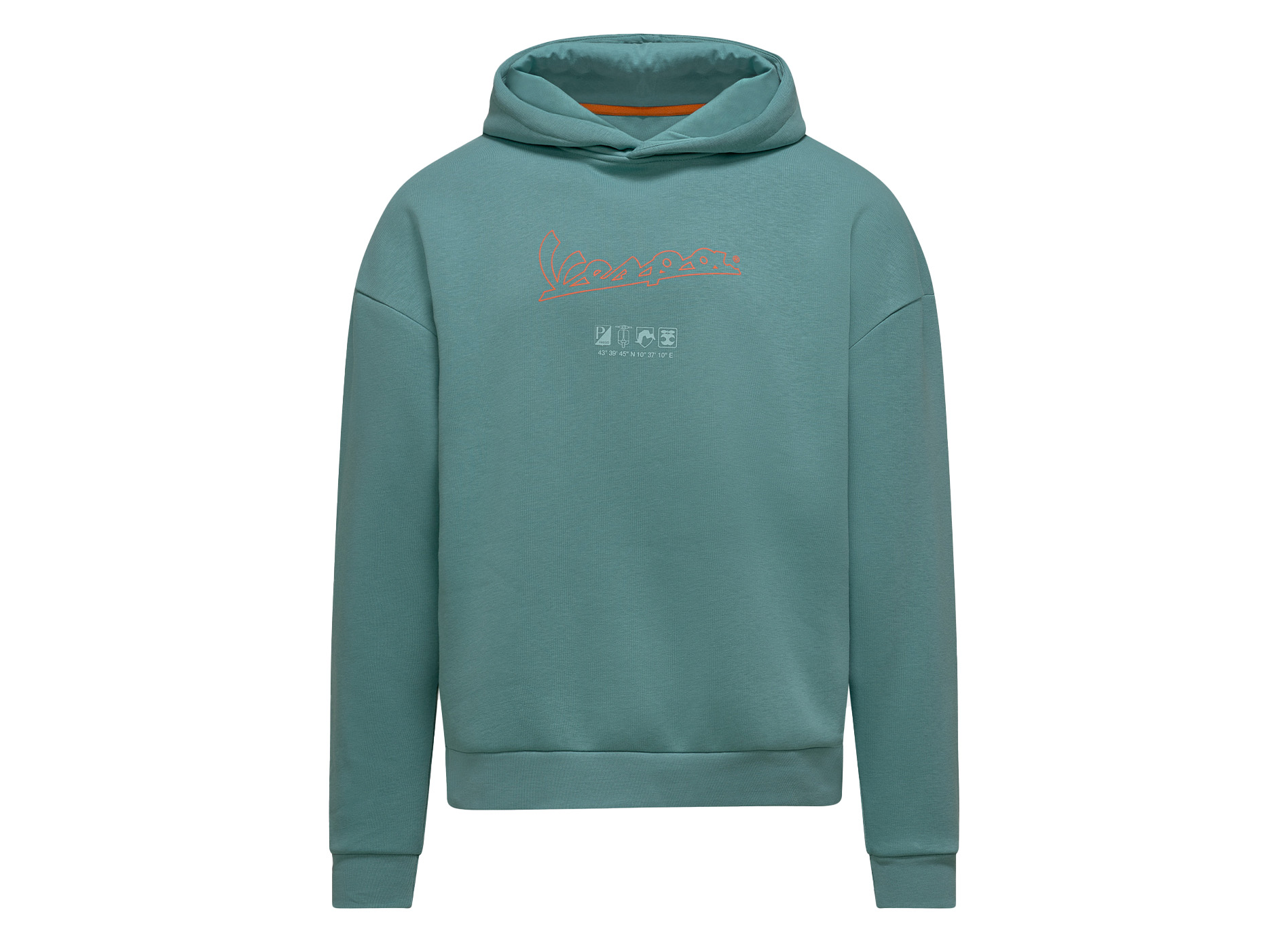 Vespa-hoodie Soul groen DEC-collectie - L