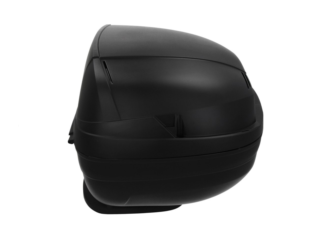 Topkoffer, 37 l, bruin incl. rugkussen voor Piaggio MP3 500 Sport Advance HPE