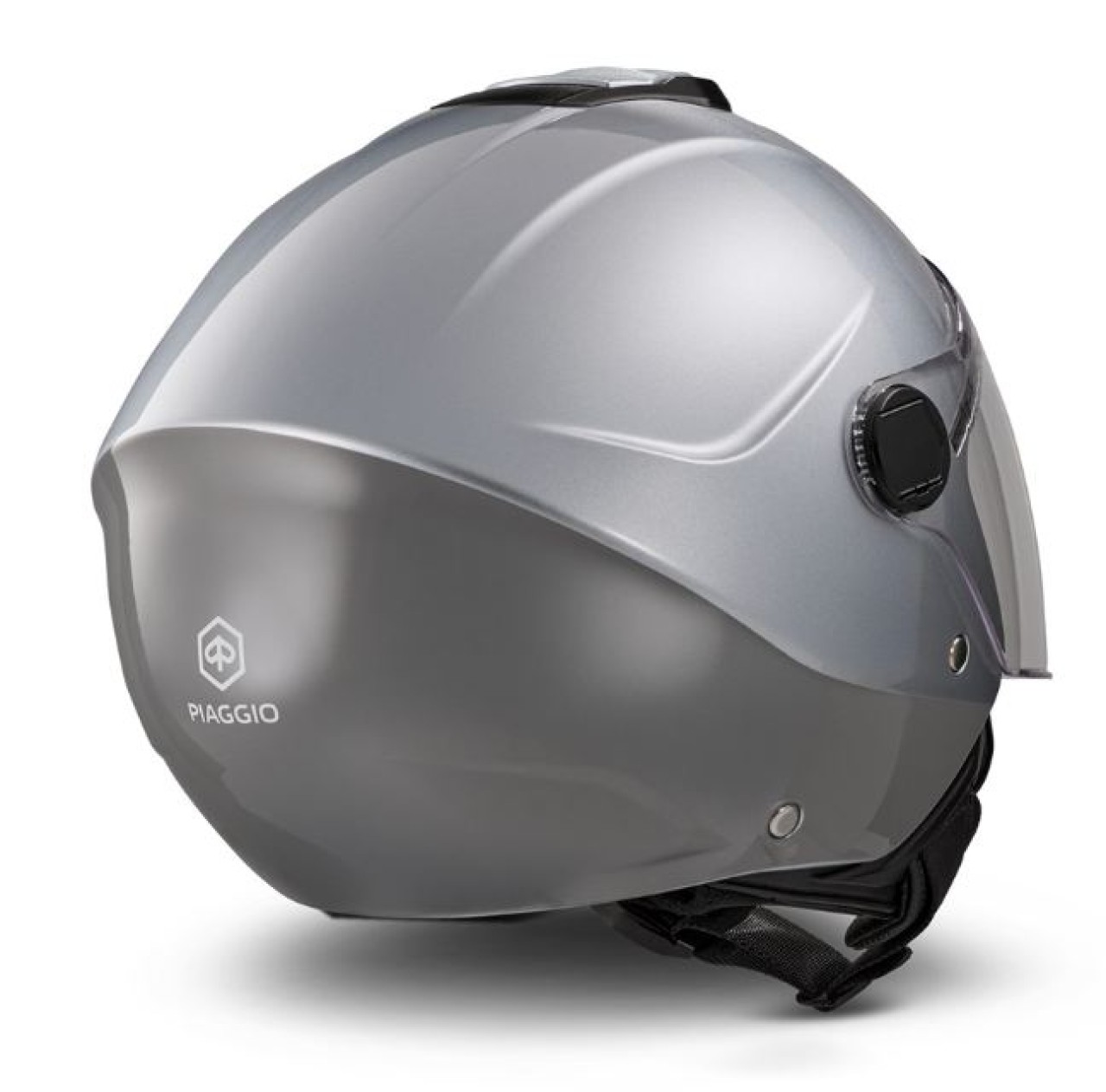 Piaggio jethelm Demi Jet UL01 glanzend grijs