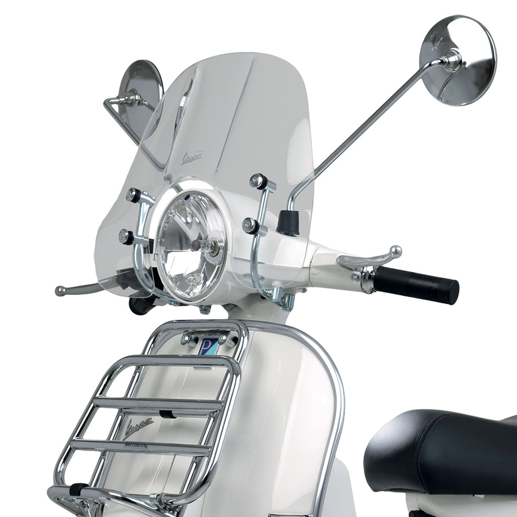 Origineel windscherm "Cruiser" Vespa PX - helder