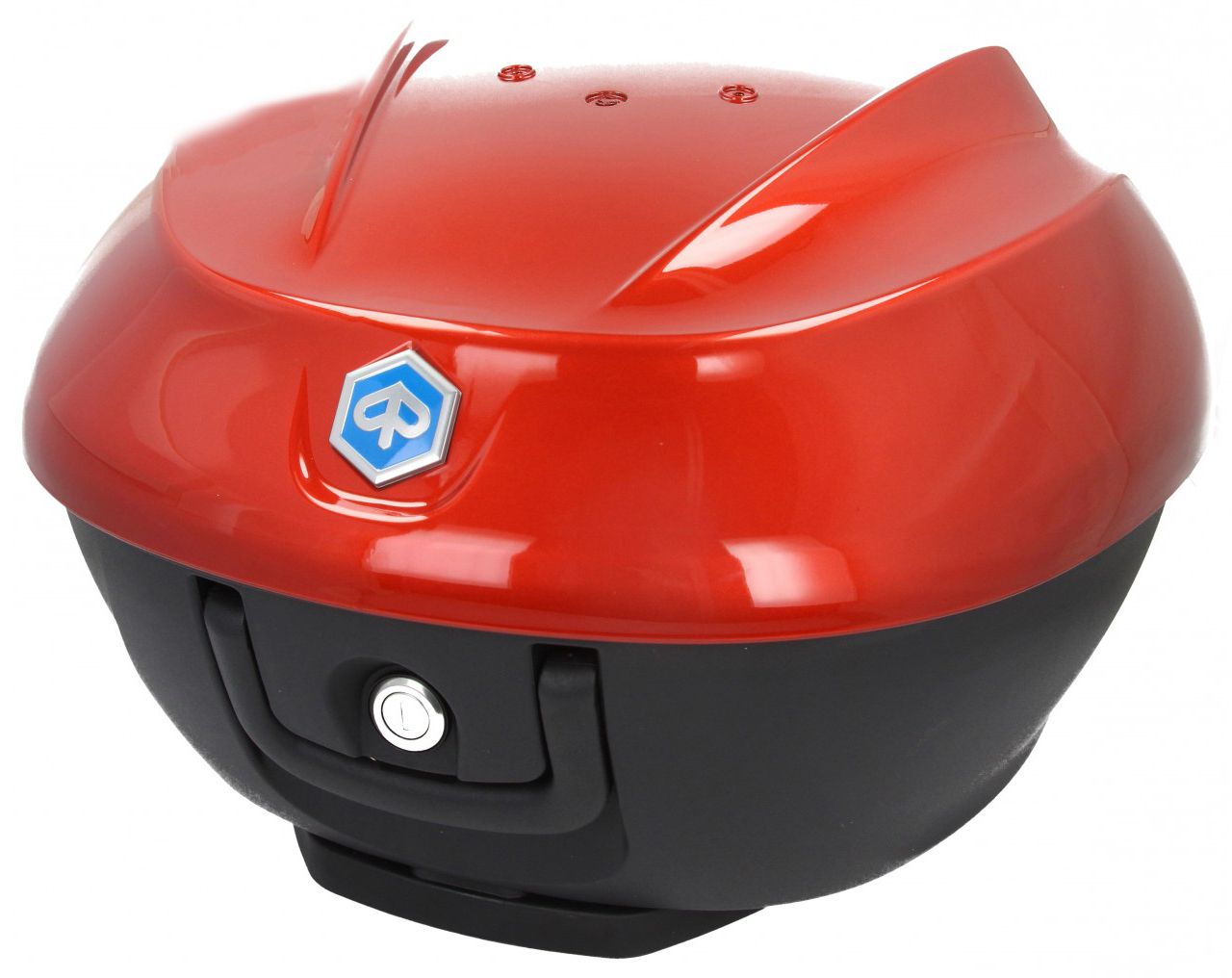 Topkofferset 36 l. oranje metallic A12 Origineel Piaggio voor Beverly HPE (incl. montageplaat)