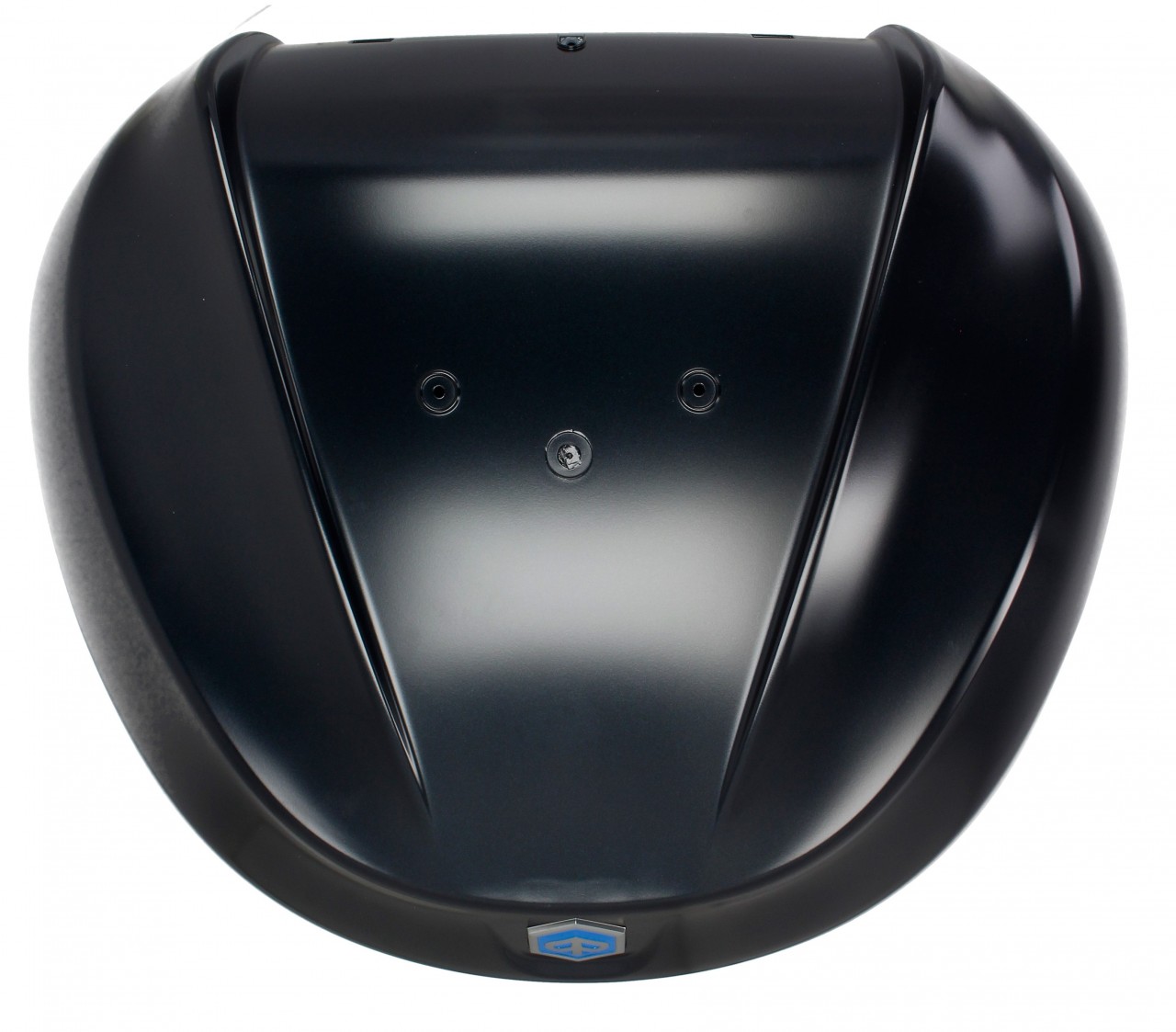 Topkofferset 36 l. zwart mat metallic N12 Origineel Piaggio voor Beverly HPE (incl. montageplaat)