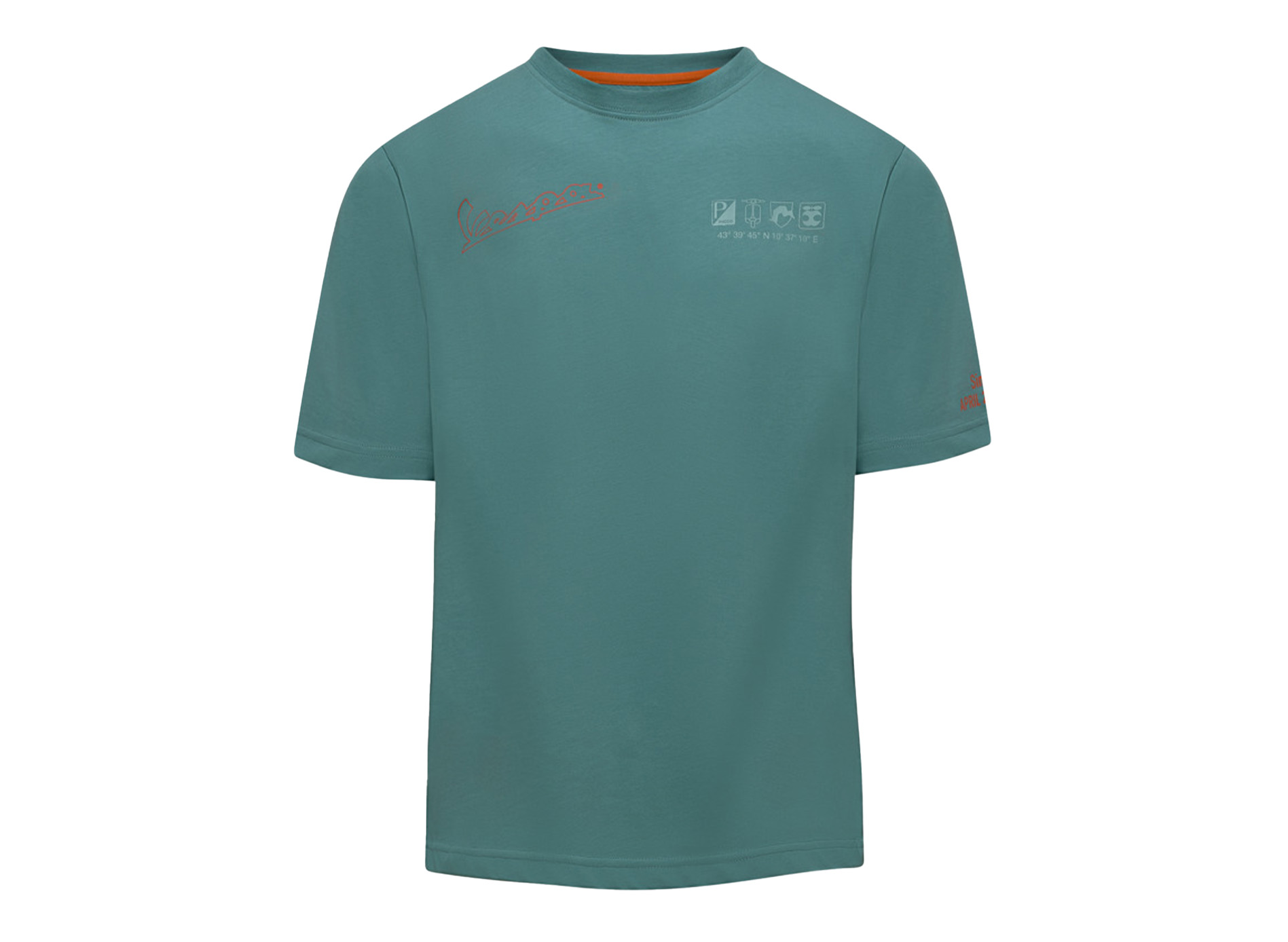 Vespa T-shirt Soul groen DEC collectie
