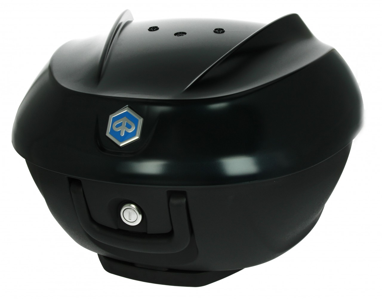 Topkofferset 36 l. zwart mat metallic N12 Origineel Piaggio voor Beverly HPE (incl. montageplaat)