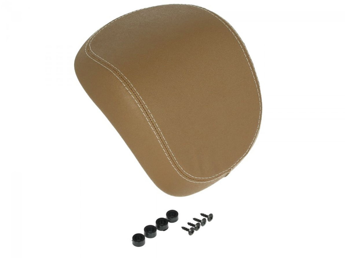 Originele rugleuning voor Vespa Primavera / Sprint topkoffer - Lichtbruin