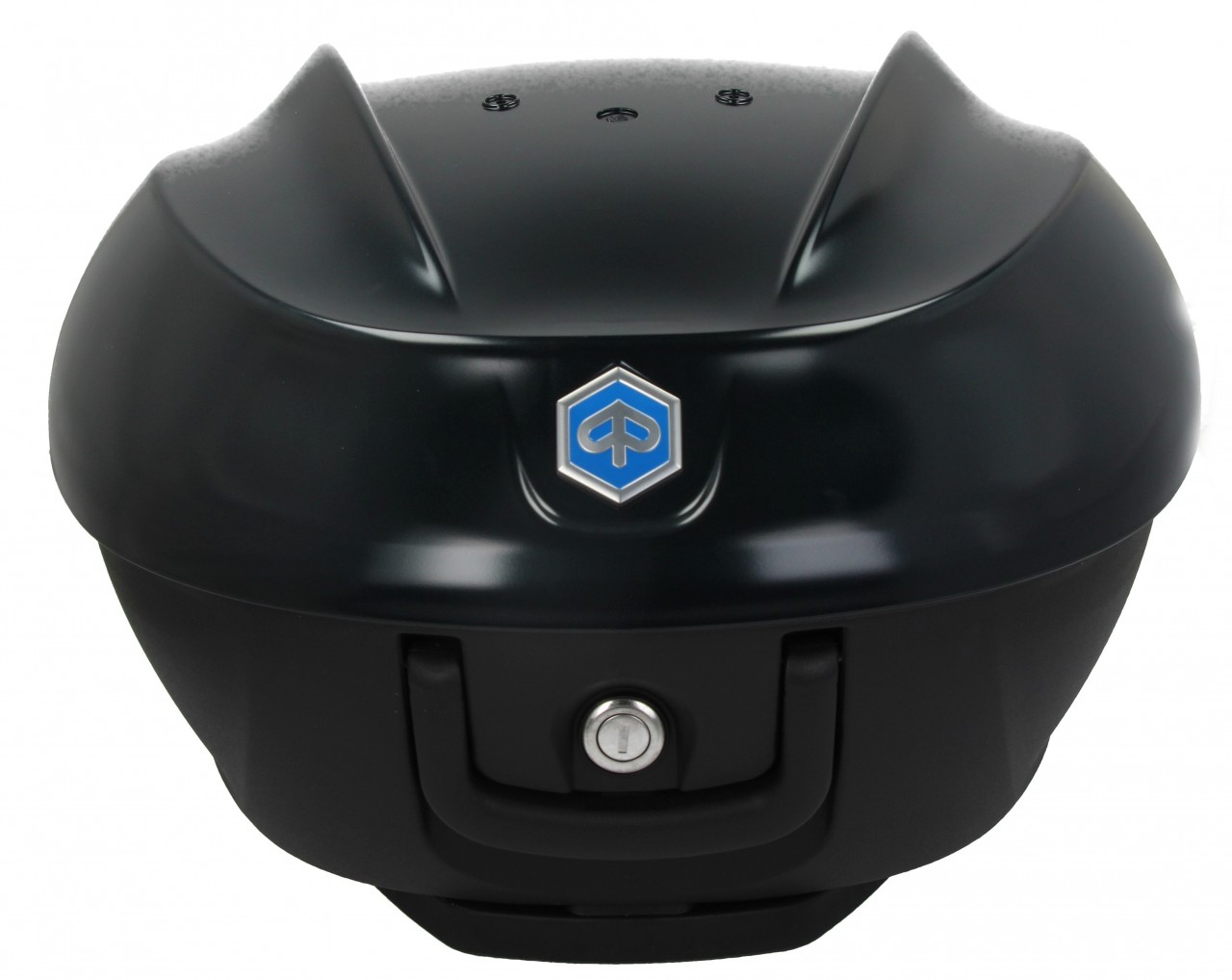 Topkofferset 36 l. zwart mat metallic N12 Origineel Piaggio voor Beverly HPE (incl. montageplaat)