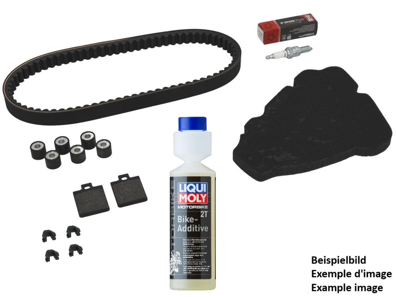 Inspectiekit Premium (OEM) met remblokken + additief Piaggio Zip II 2T