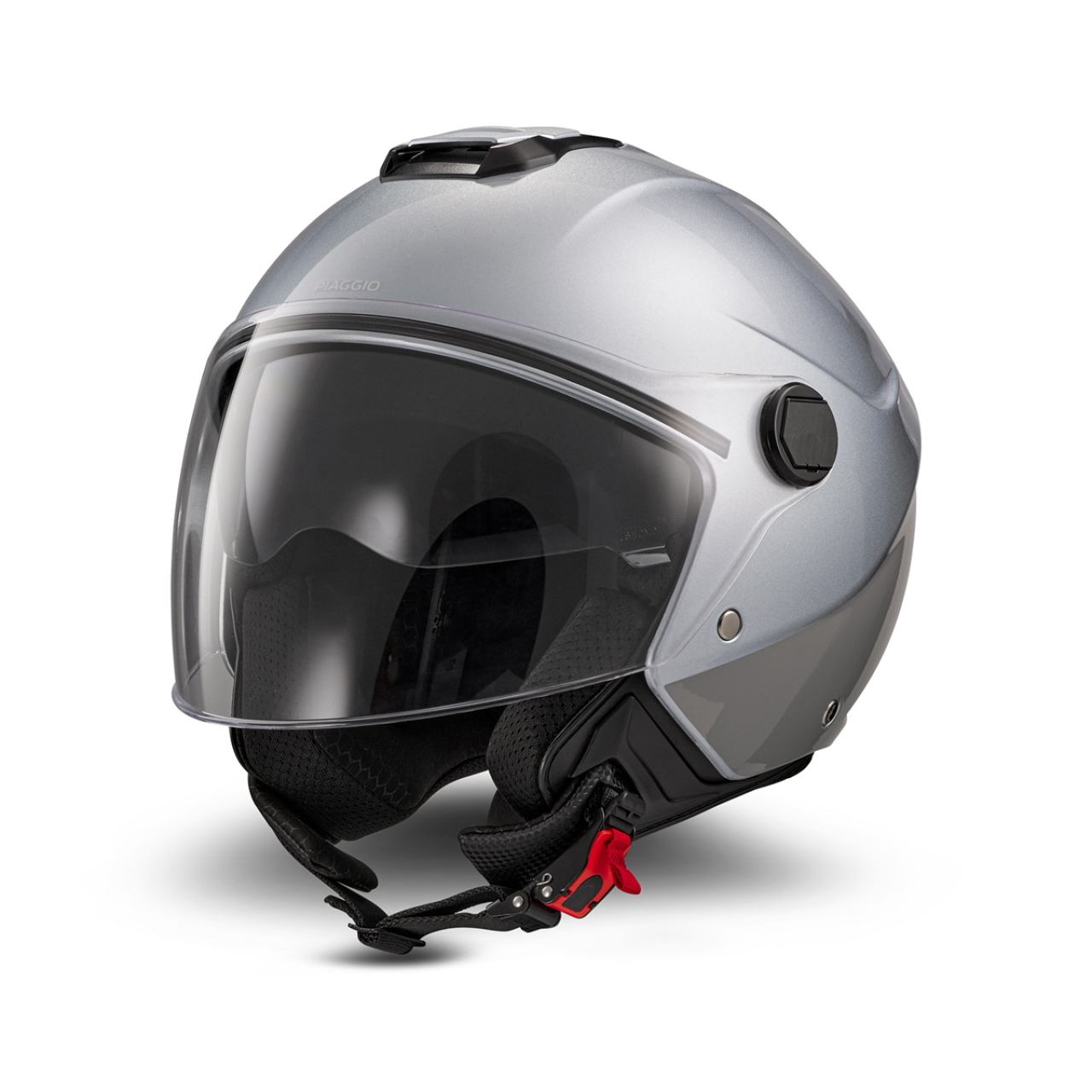 Piaggio jethelm Demi Jet UL01 glanzend grijs