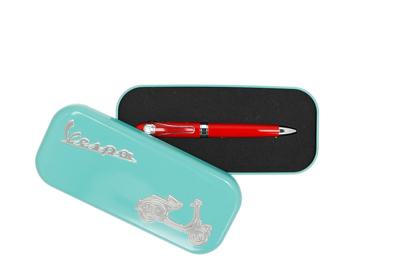 Vespa biros, rood