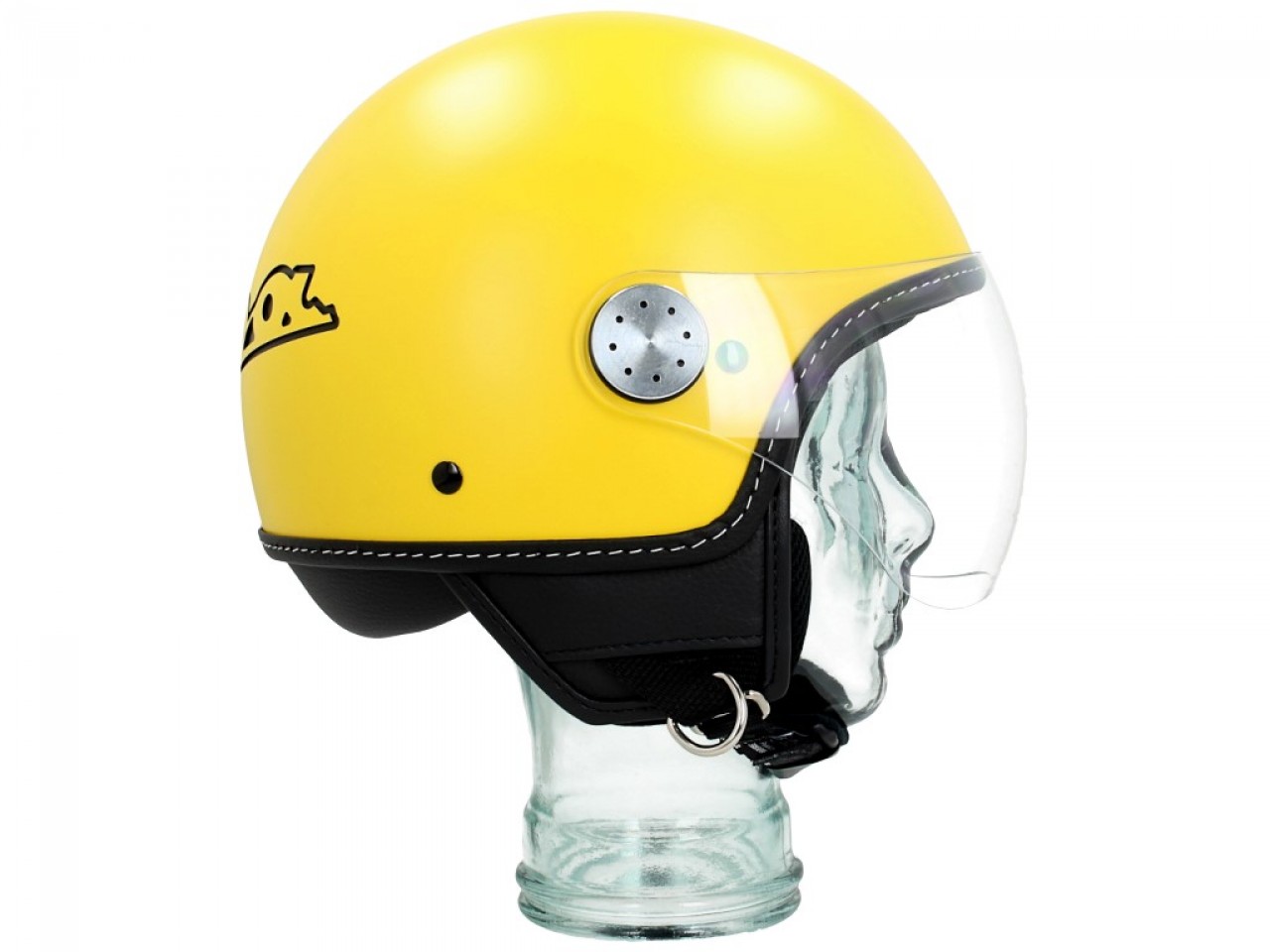 Vespa Jet Helm Vizier 3.0 geel