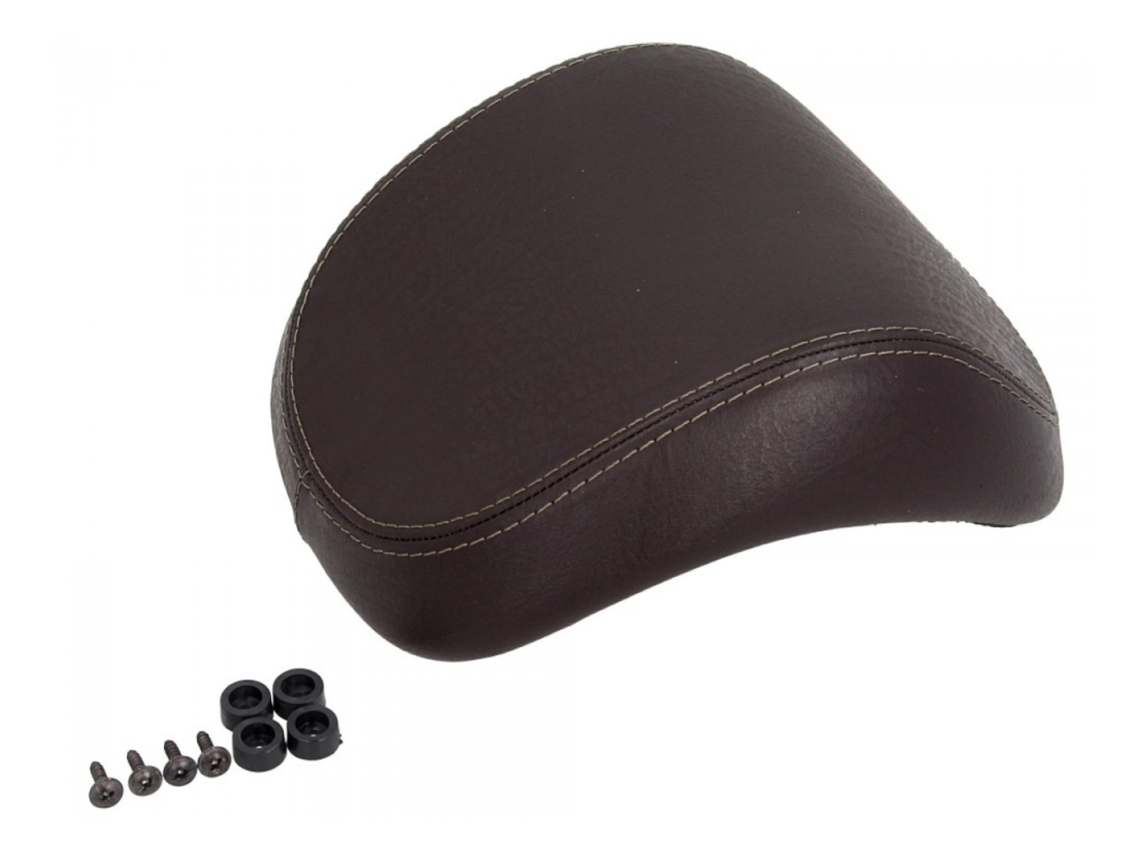 Originele rugleuning voor topkoffer bruin Marone Vespa Primavera / Sprint