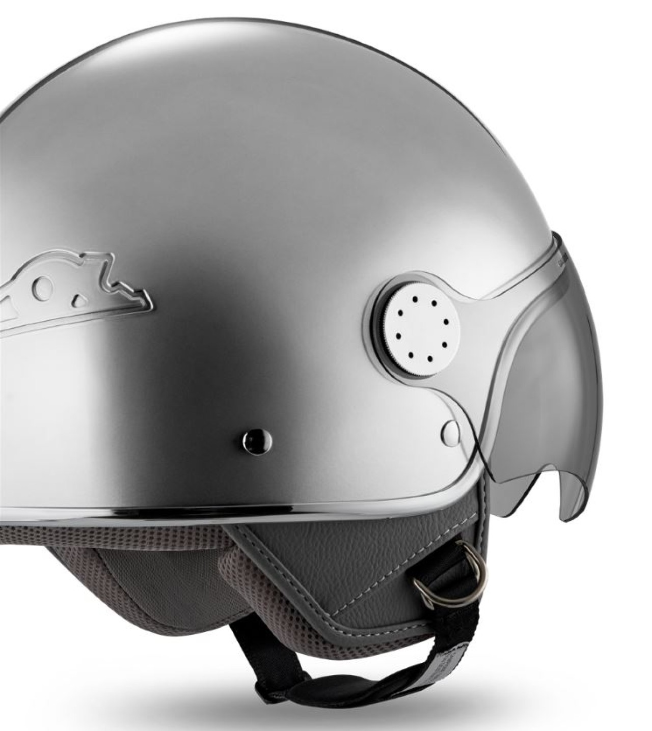 Vespa jethelm Visor 4.0 DEC Blade matzilver - S